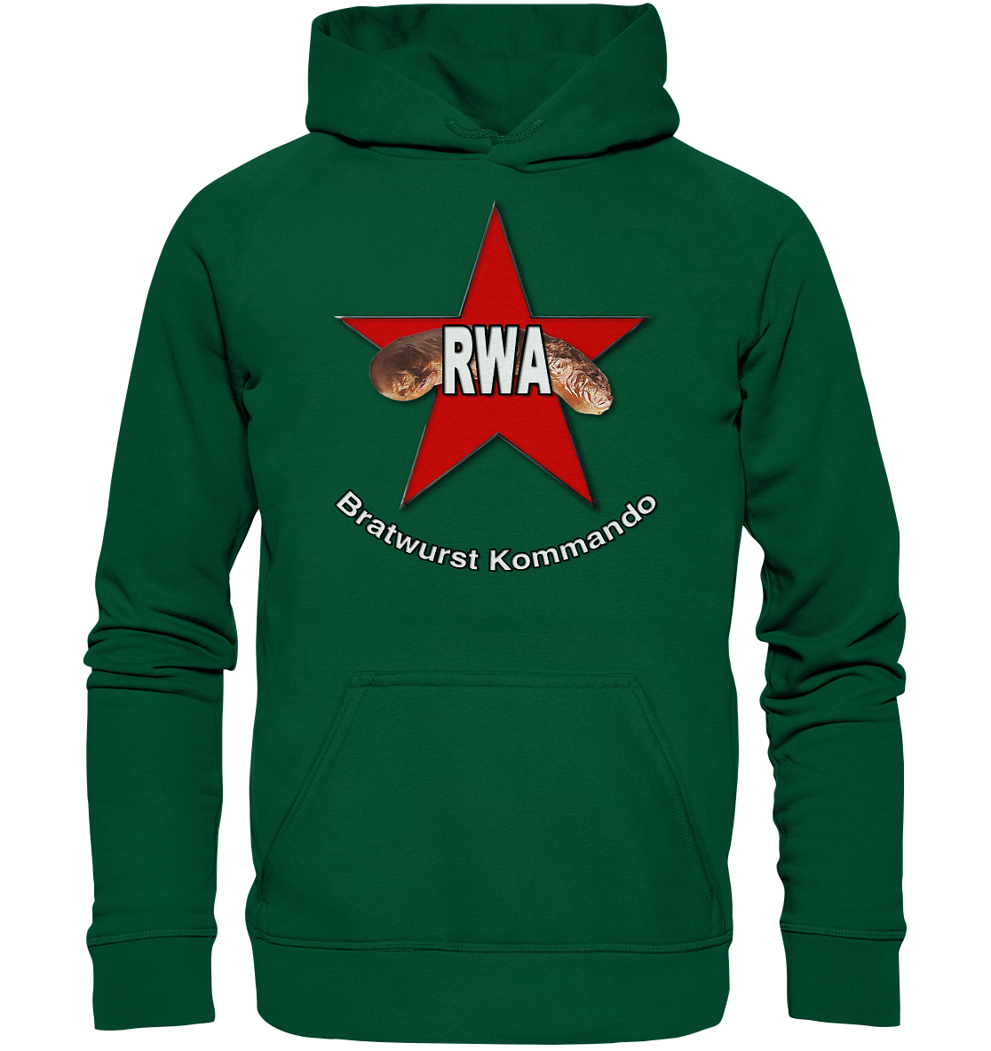 Rote Wurst Armee - Bratwurst Kommando - Basic Unisex Hoodie