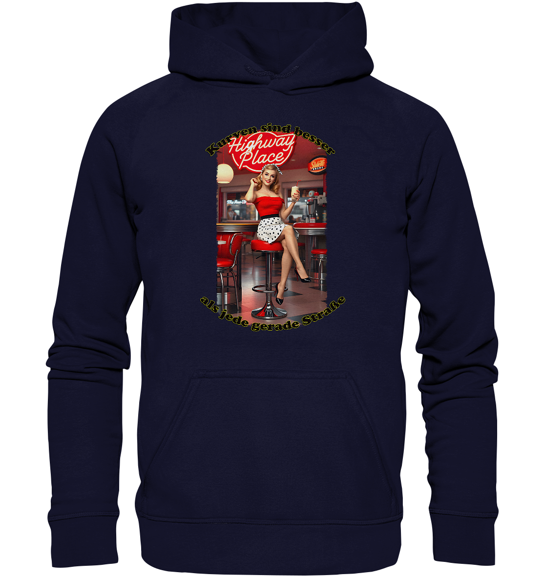 Pinup 3 - Basic Unisex Hoodie