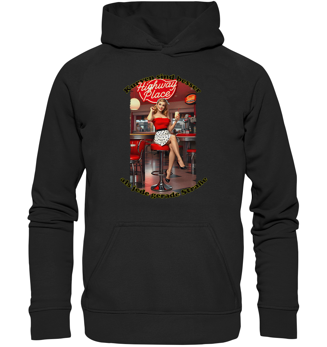 Pinup 3 - Basic Unisex Hoodie