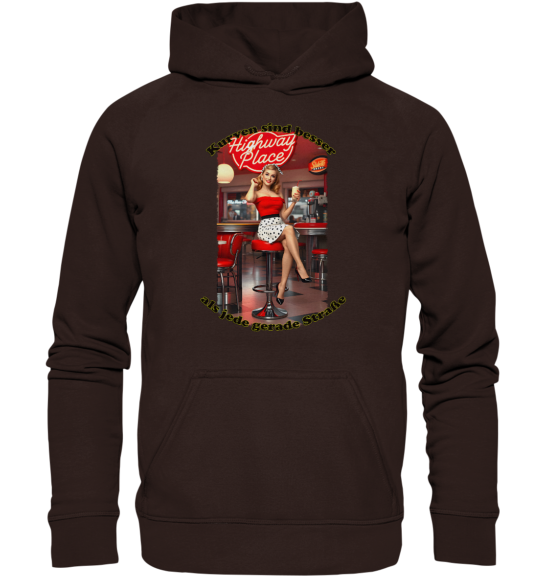 Pinup 3 - Basic Unisex Hoodie