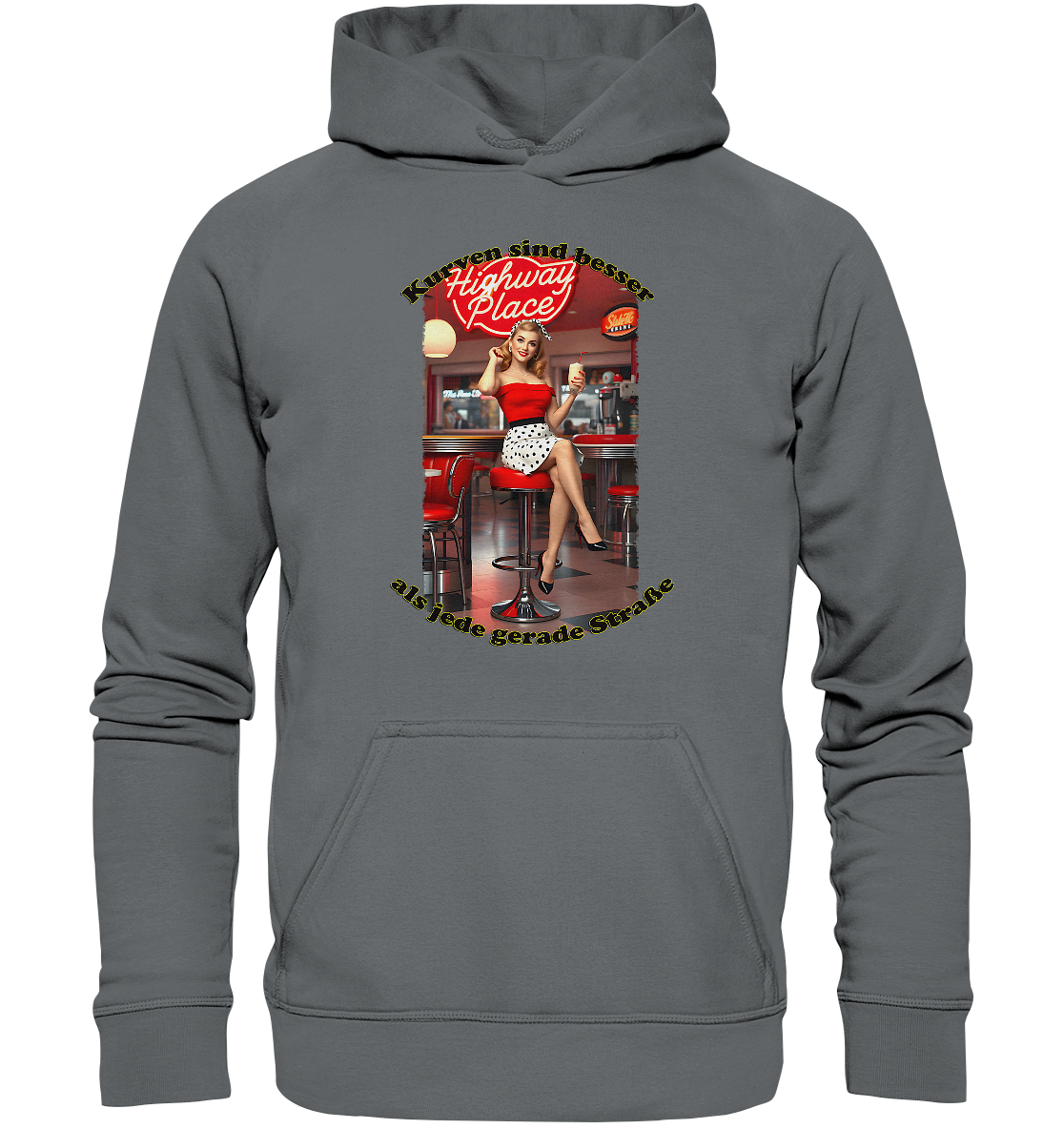 Pinup 3 - Basic Unisex Hoodie