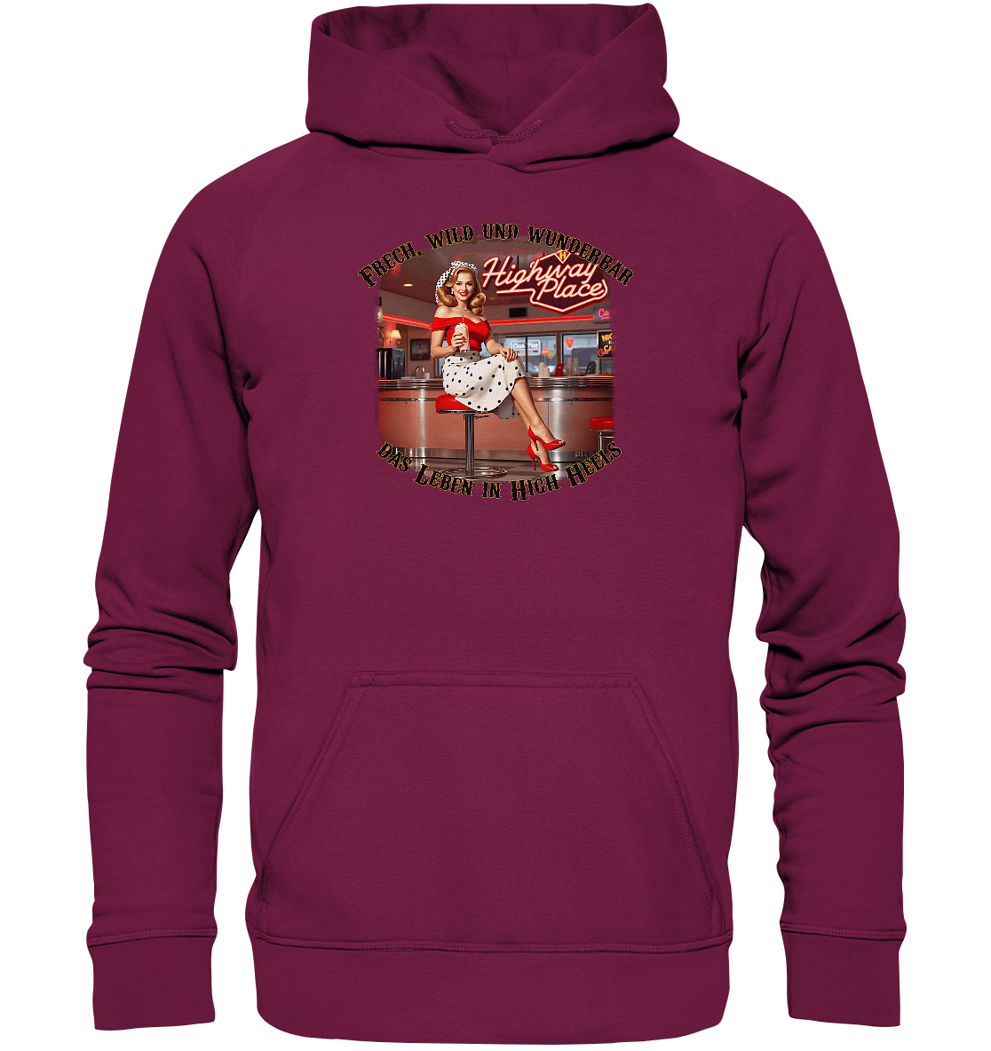 Pinup 2 - Basic Unisex Hoodie