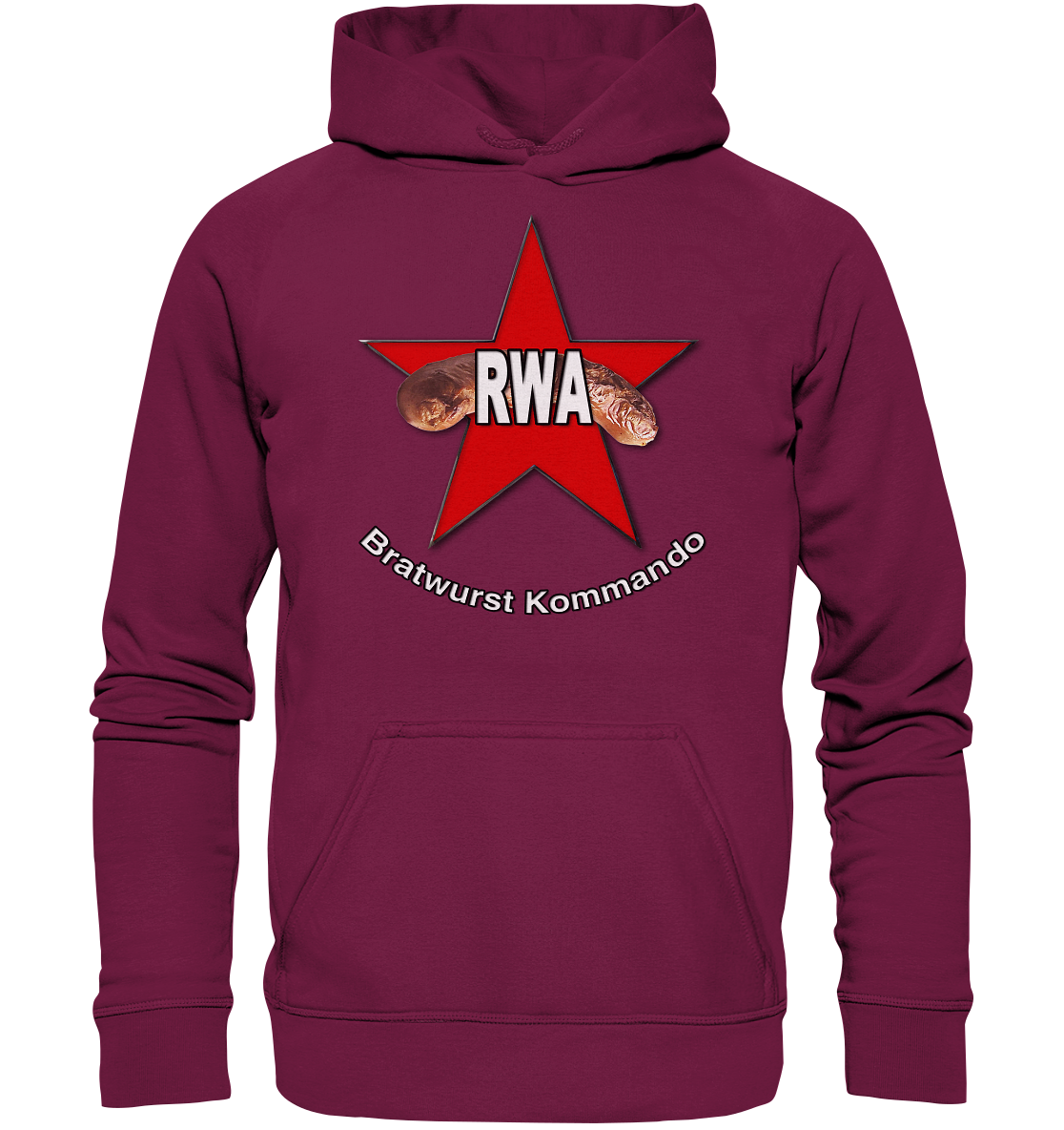 Rote Wurst Armee - Bratwurst Kommando - Basic Unisex Hoodie