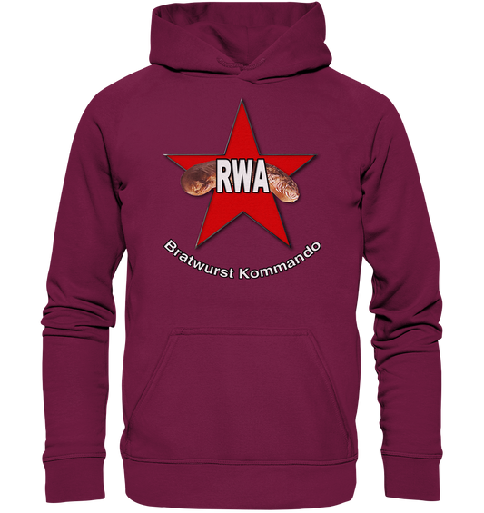 Rote Wurst Armee - Bratwurst Kommando - Basic Unisex Hoodie