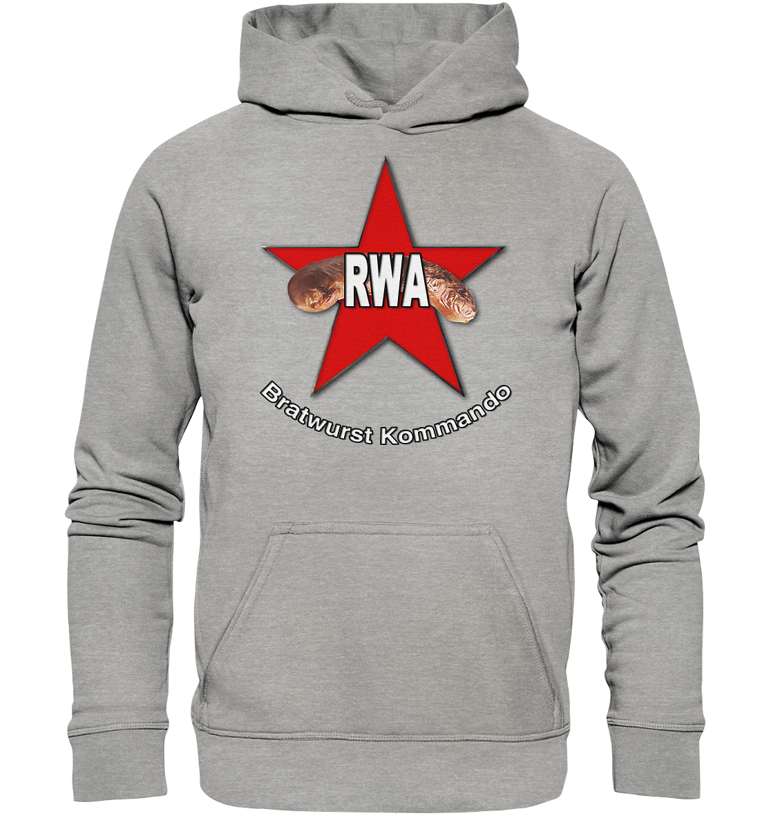 Rote Wurst Armee - Bratwurst Kommando - Basic Unisex Hoodie