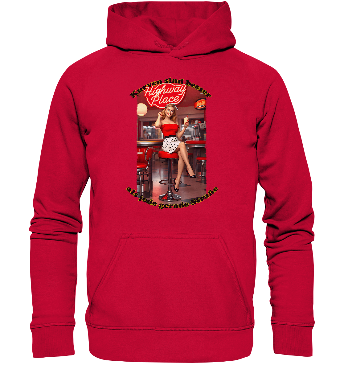 Pinup 3 - Basic Unisex Hoodie