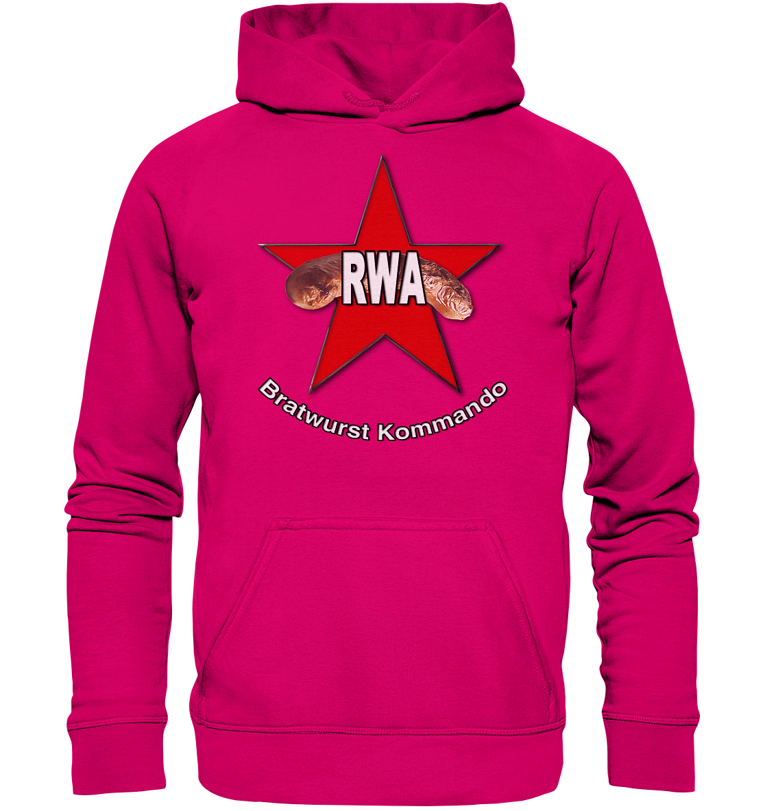 Rote Wurst Armee - Bratwurst Kommando - Basic Unisex Hoodie