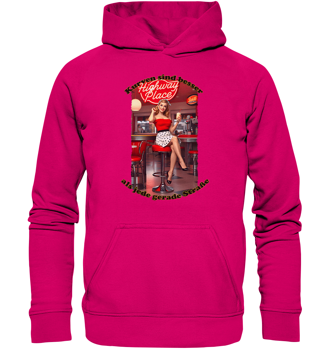 Pinup 3 - Basic Unisex Hoodie