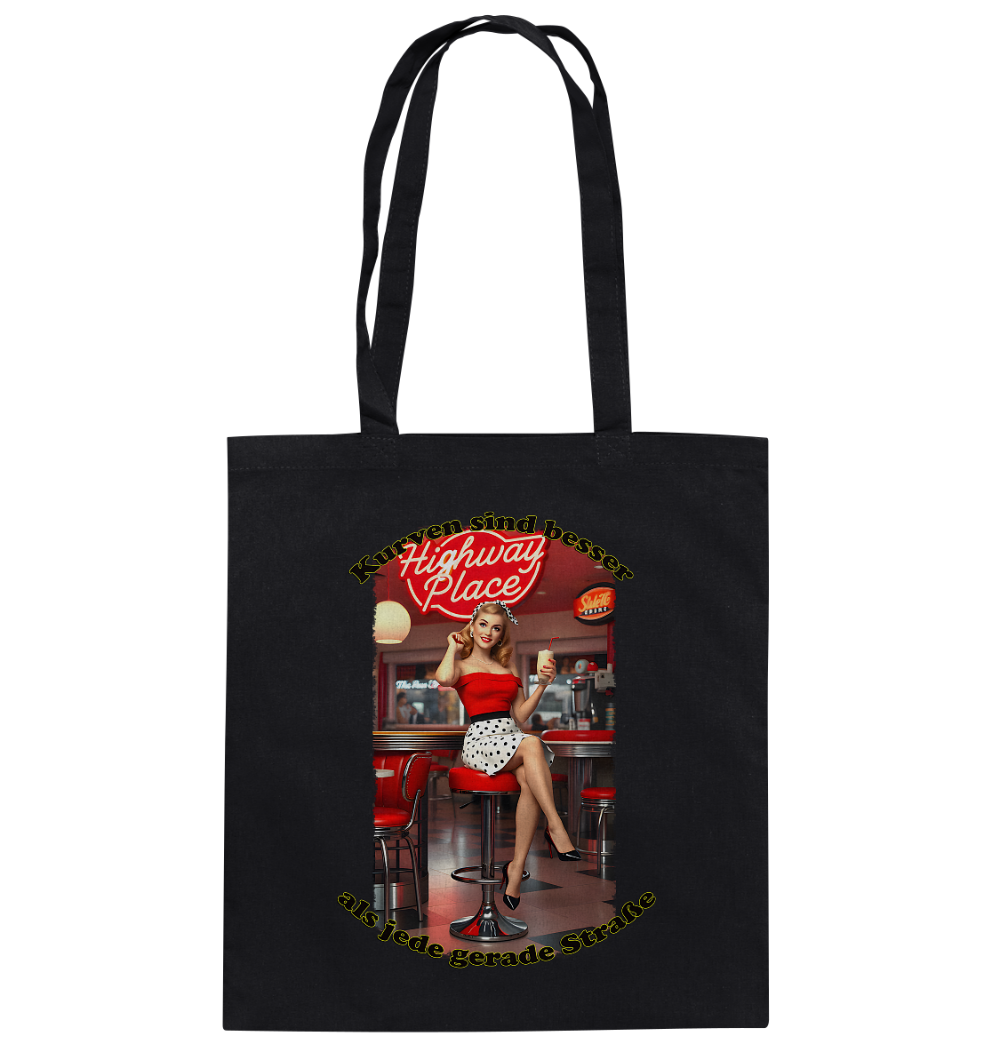 Pinup 3 - Baumwolltasche