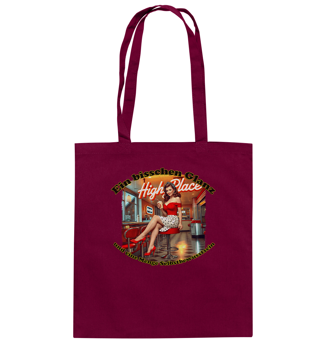 Pinup 5 - Baumwolltasche