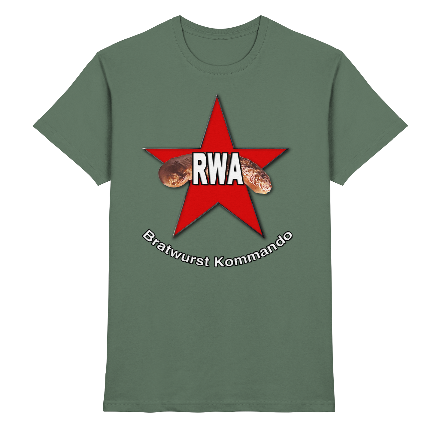 Rote Wurst Armee - Bratwurst Kommando - Heavy Cotton T-Shirt