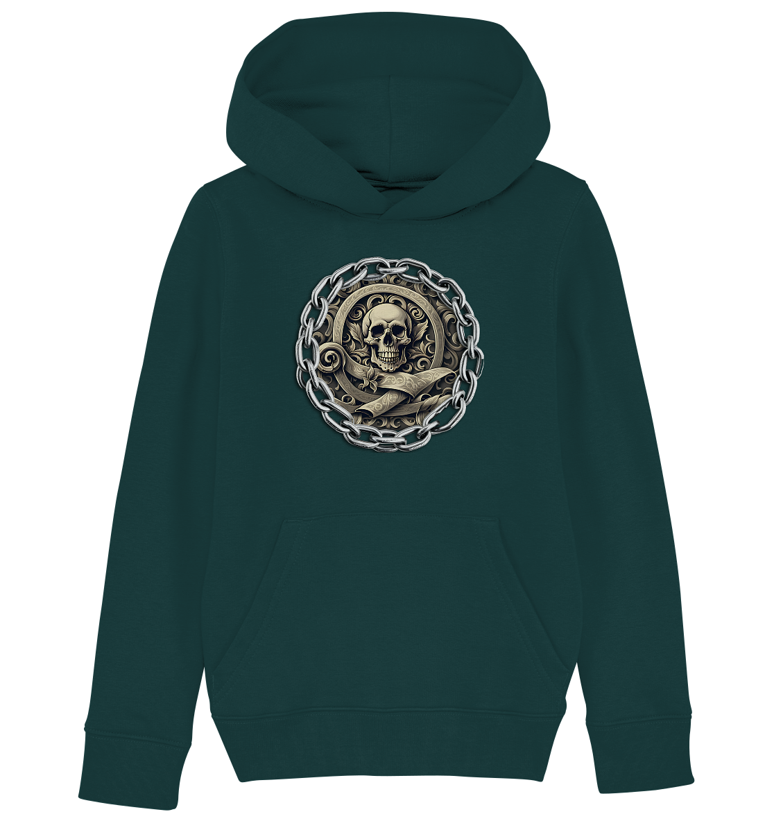 New Deathhead2 - Kids Organic Hoodie