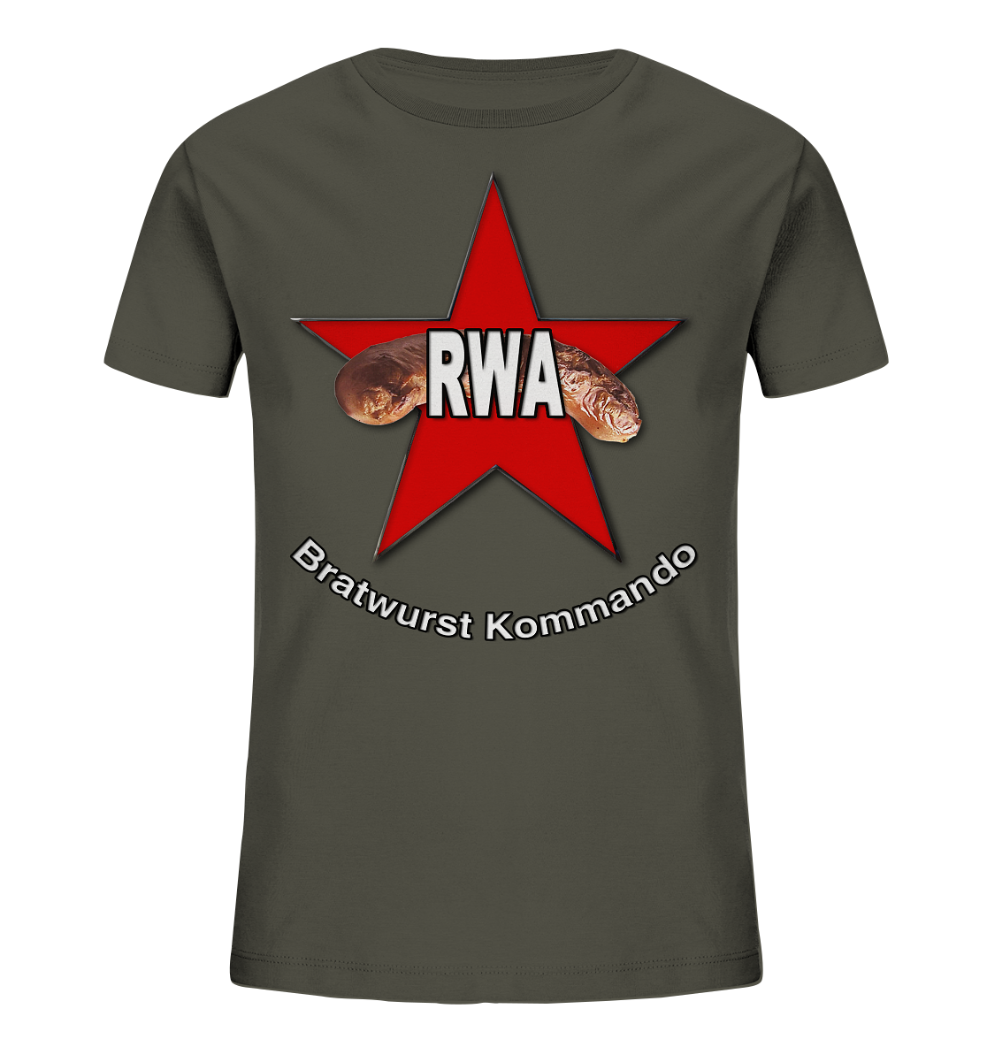 Rote Wurst Armee - Bratwurst Kommando - Kids Organic Shirt