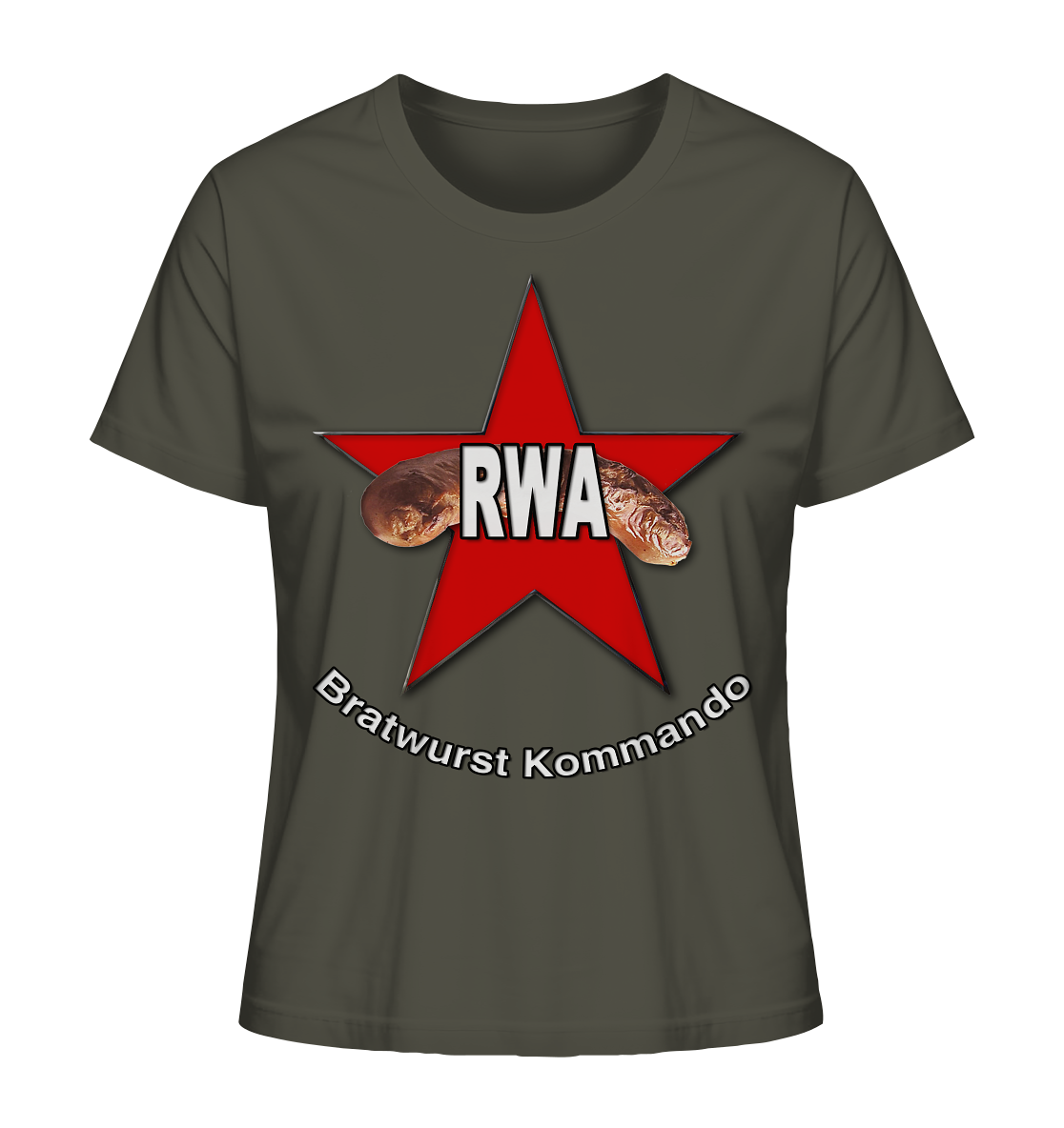 Rote Wurst Armee - Bratwurst Kommando - Ladies Organic Shirt