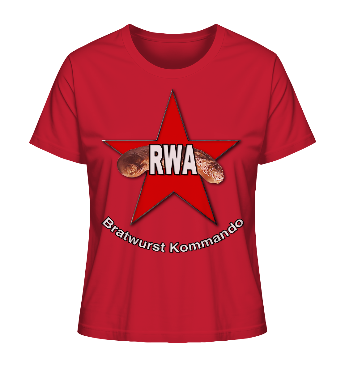 Rote Wurst Armee - Bratwurst Kommando - Ladies Organic Shirt