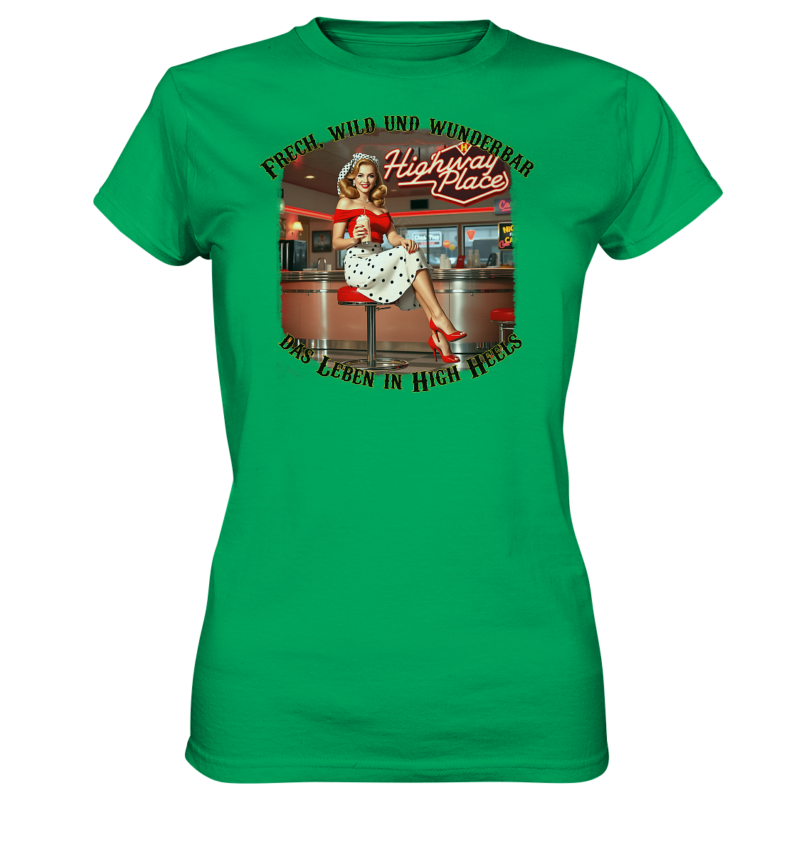 Pinup 2 - Ladies Premium Shirt