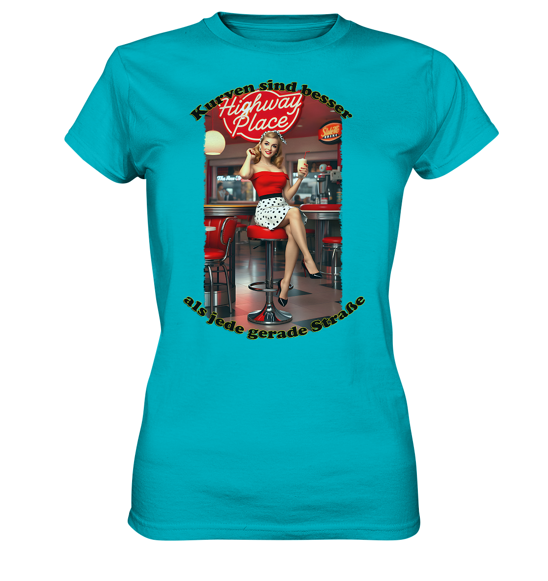 Pinup 3 - Ladies Premium Shirt