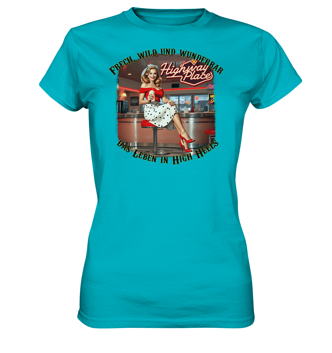 Pinup 2 - Ladies Premium Shirt