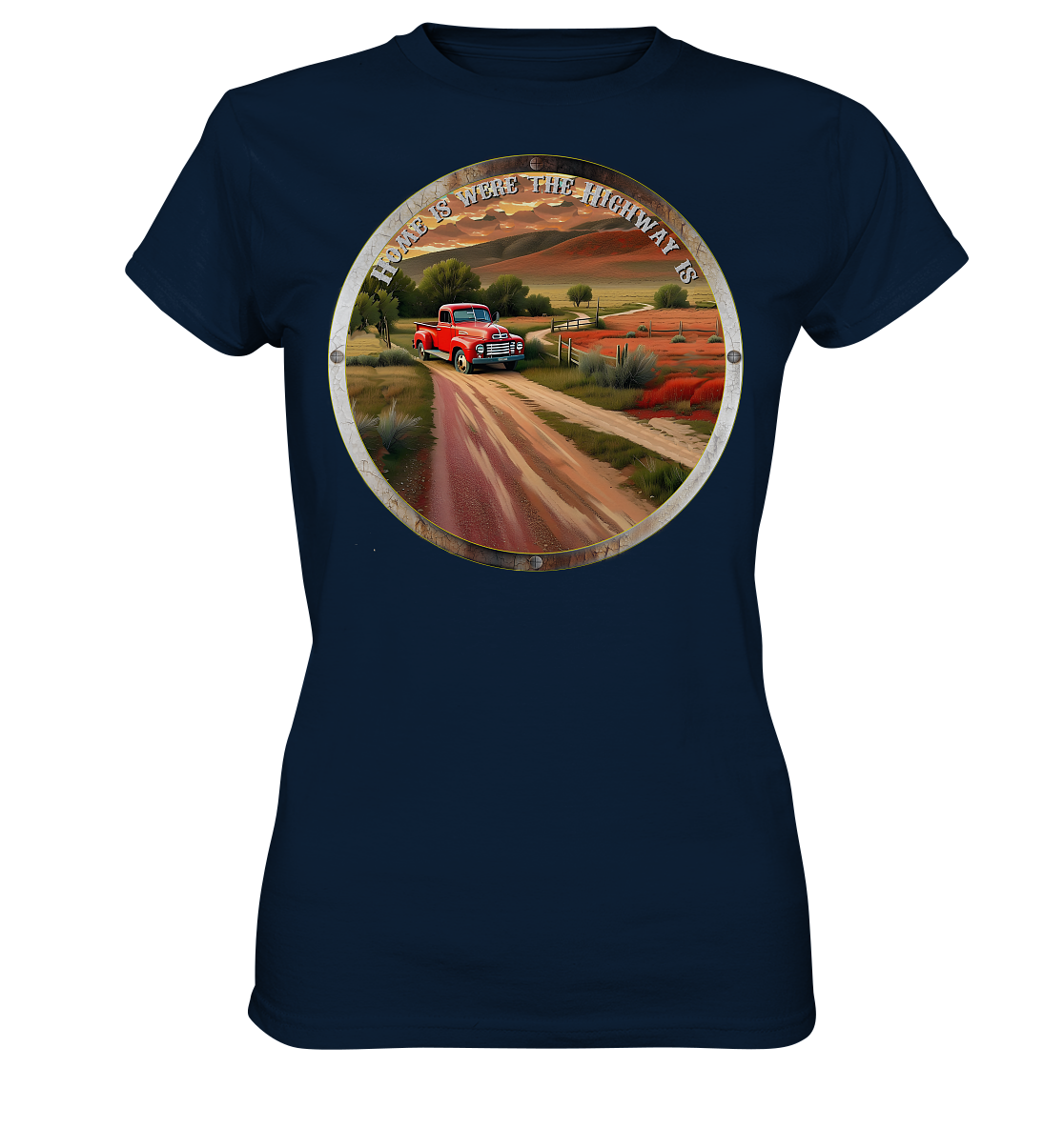 HighwayPlace 8 - Ladies Premium Shirt