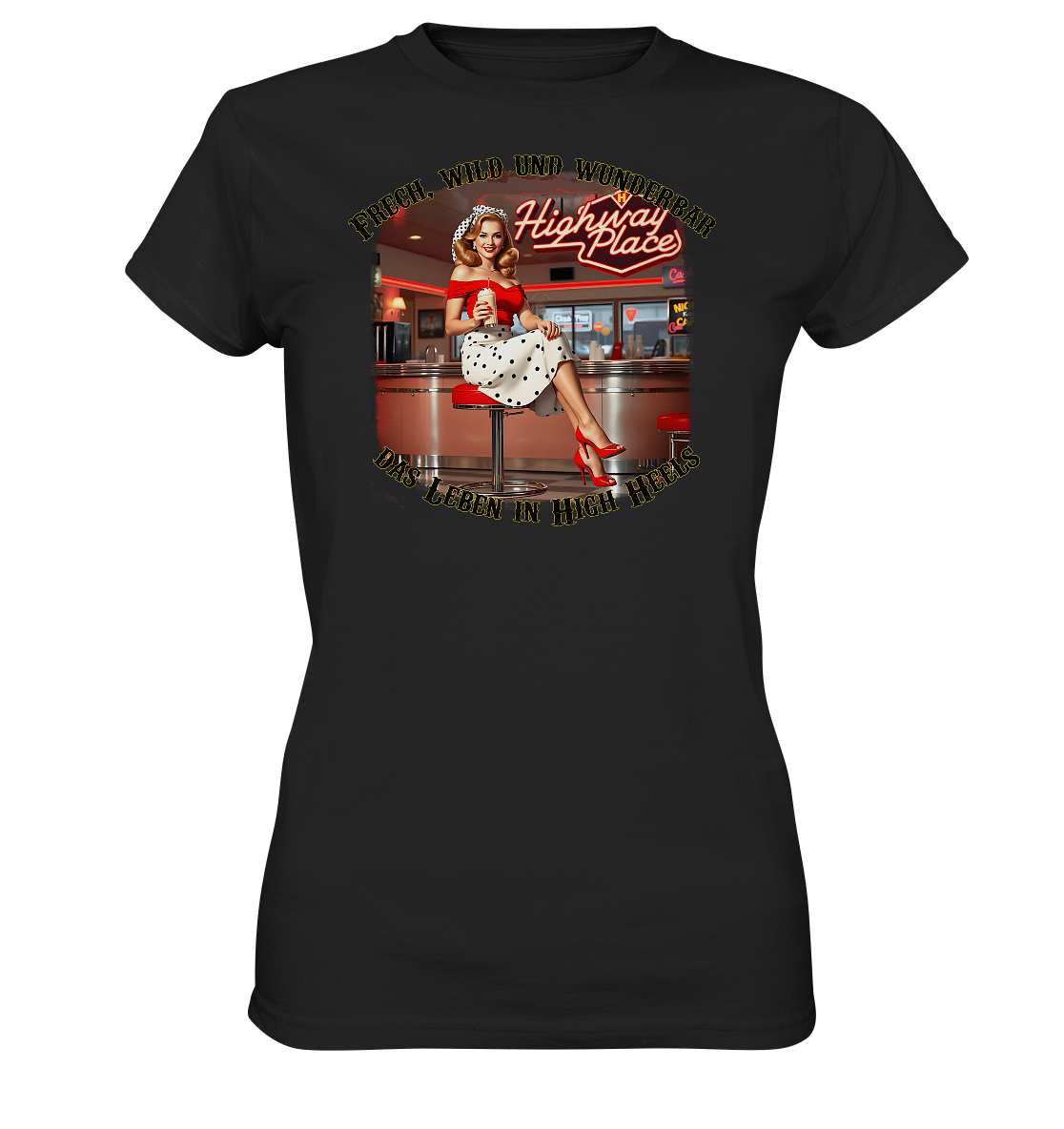 Pinup 2 - Ladies Premium Shirt