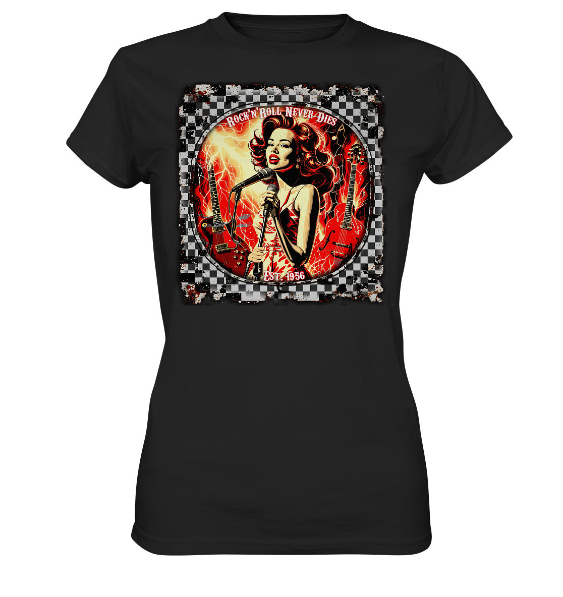 Rock´n Roll 3 - Ladies Premium Shirt