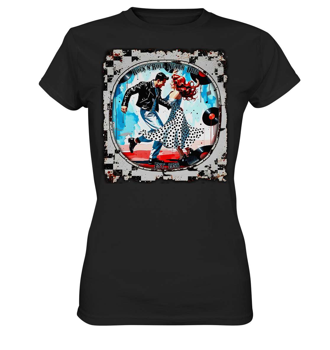 Rock´n Roll 9 - Ladies Premium Shirt