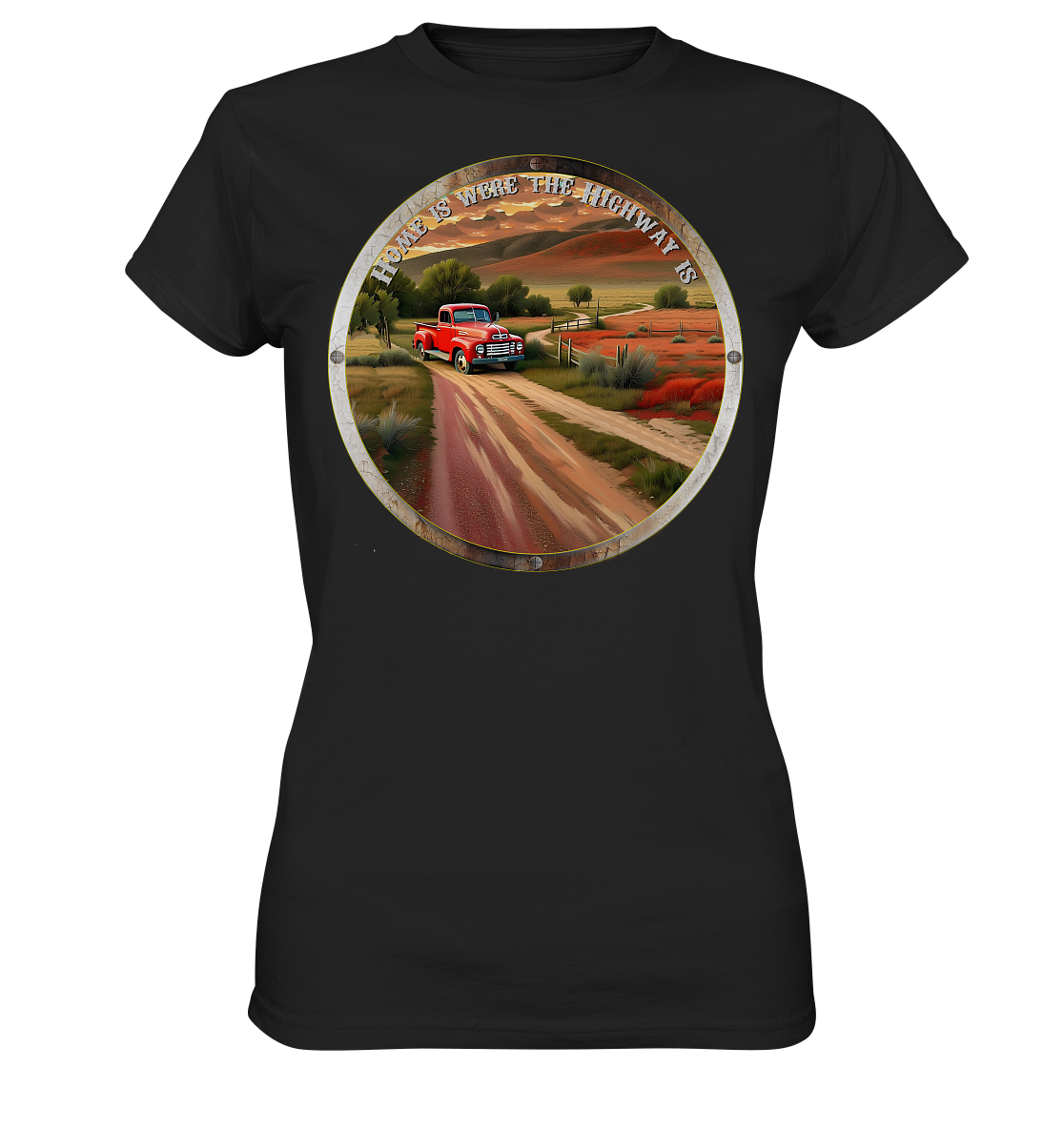 HighwayPlace 8 - Ladies Premium Shirt