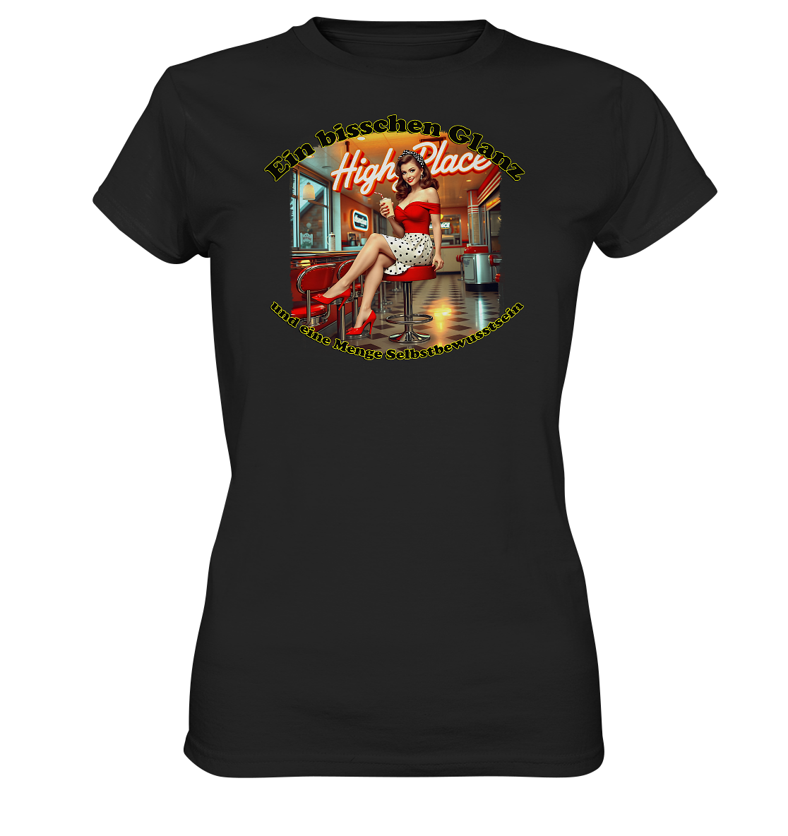 Pinup 5 - Ladies Premium Shirt