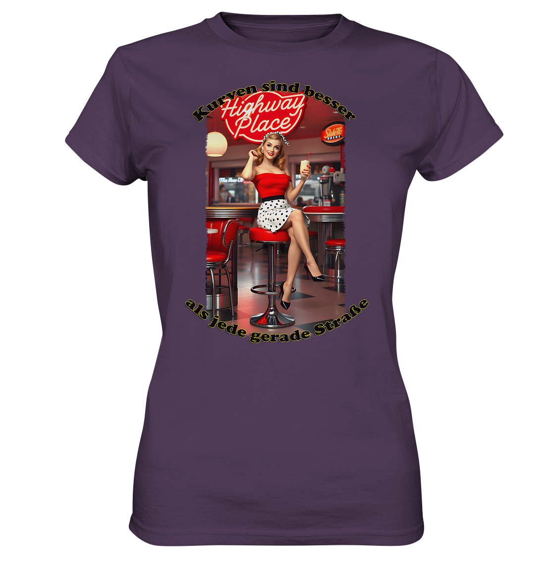 Pinup 3 - Ladies Premium Shirt