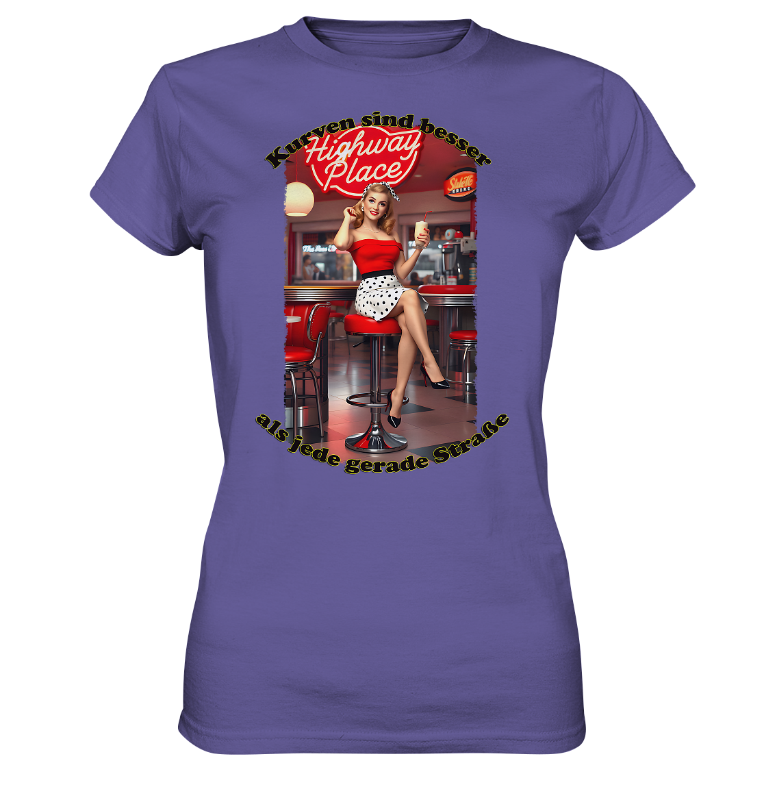 Pinup 3 - Ladies Premium Shirt