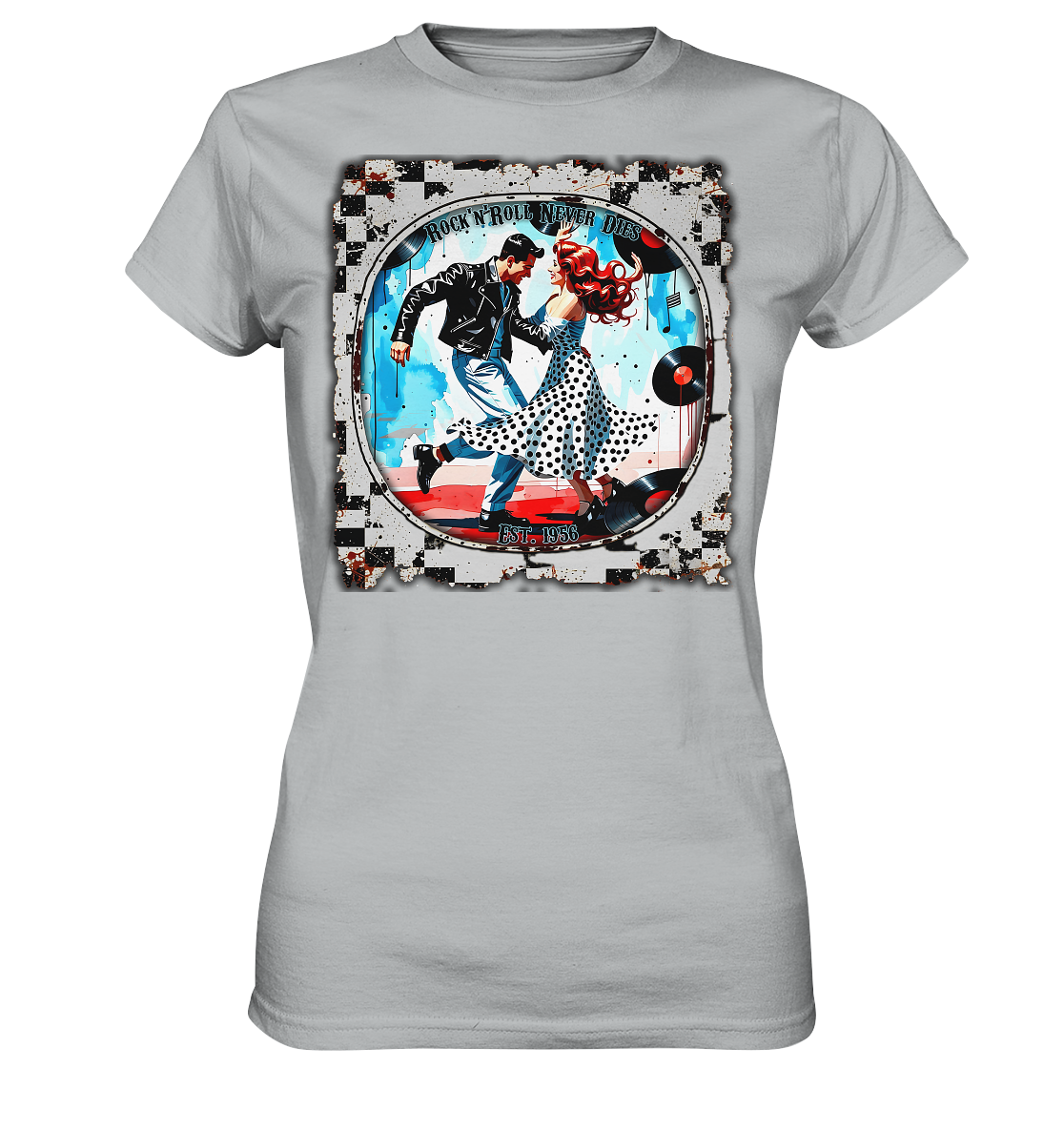 Rock´n Roll 9 - Ladies Premium Shirt