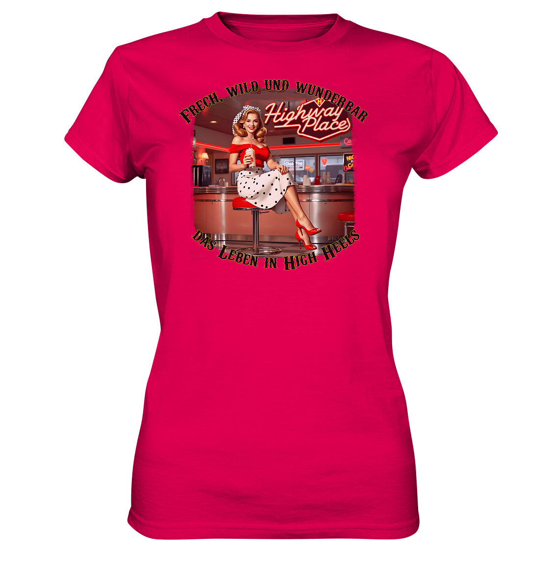 Pinup 2 - Ladies Premium Shirt