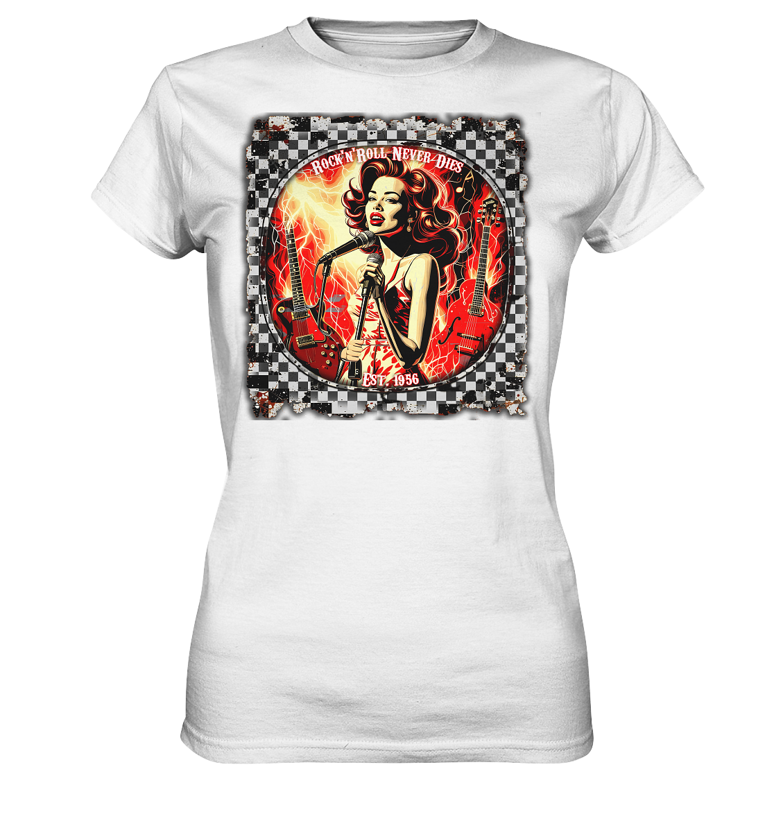 Rock´n Roll 3 - Ladies Premium Shirt