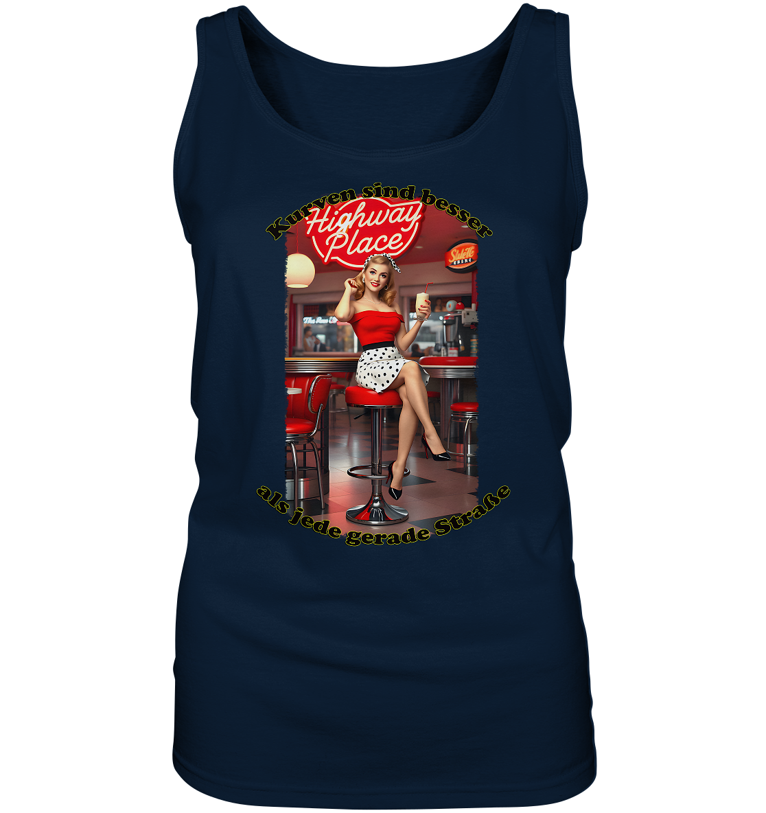 Pinup 3 - Ladies Tank-Top