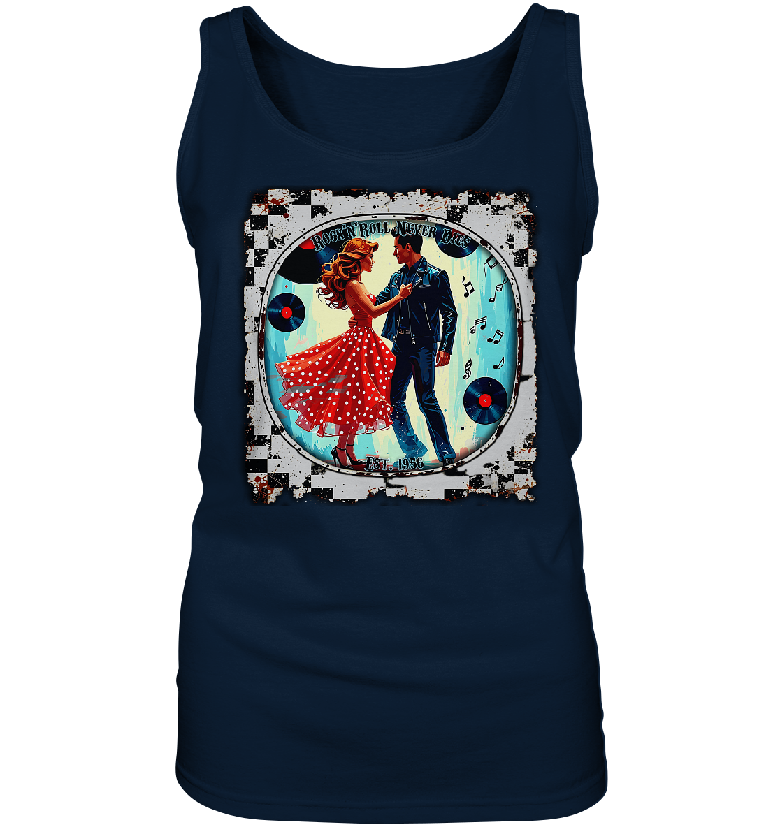 Rock´n Roll 10 - Ladies Tank-Top