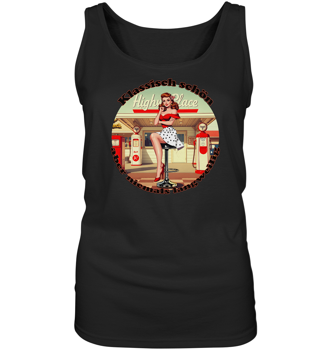 Pinup 9 - Ladies Tank-Top