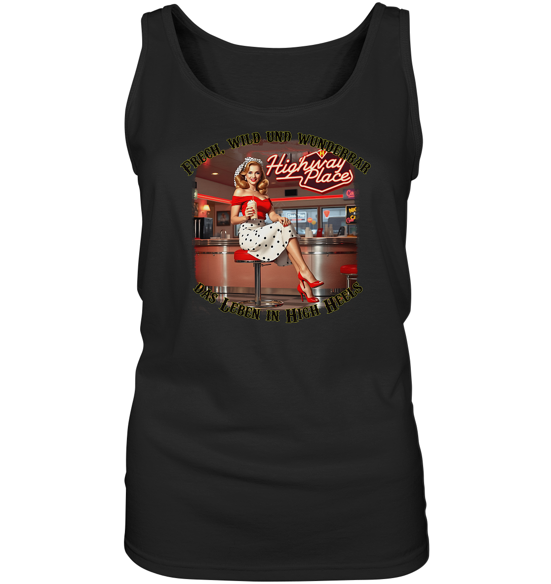 Pinup 2 - Ladies Tank-Top