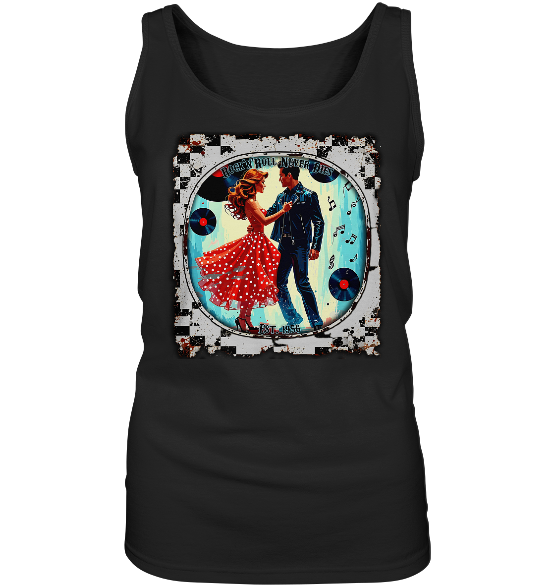 Rock´n Roll 10 - Ladies Tank-Top