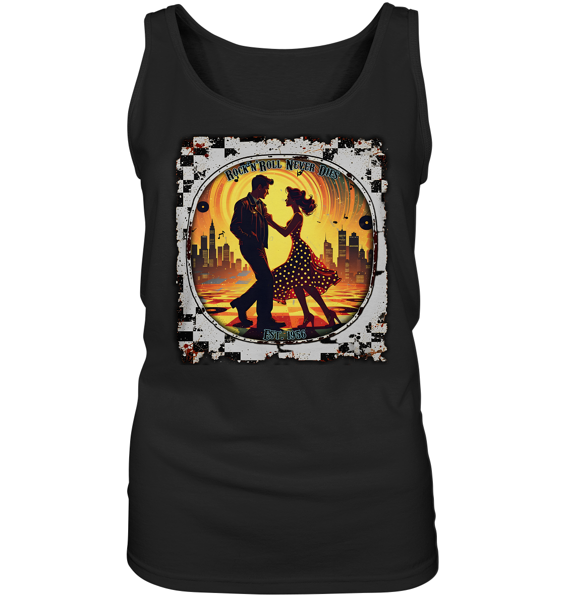 Rock´n Roll 8 - Ladies Tank-Top