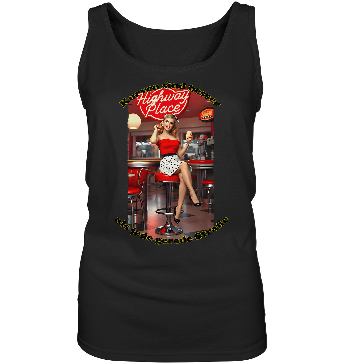 Pinup 3 - Ladies Tank-Top