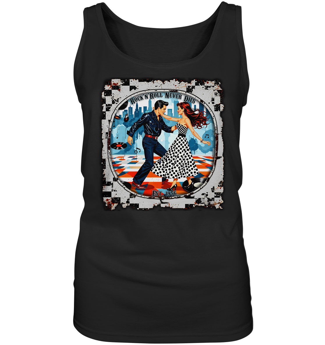 Rock´n Roll 12 - Ladies Tank-Top