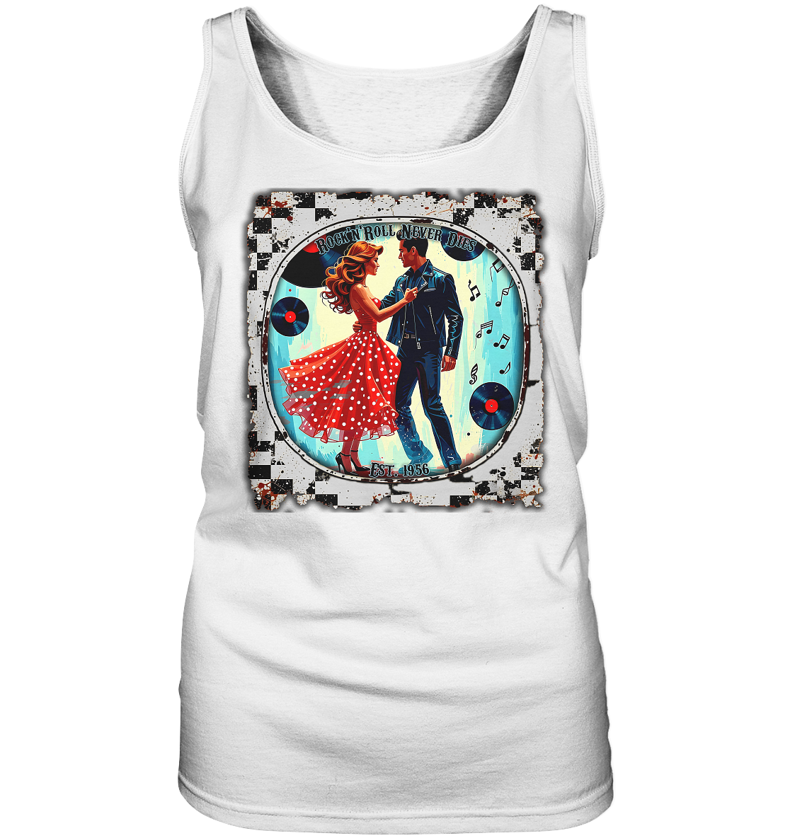 Rock´n Roll 10 - Ladies Tank-Top