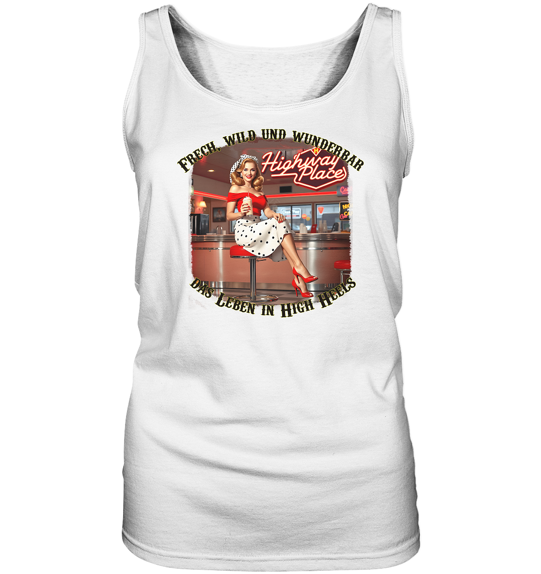 Pinup 2 - Ladies Tank-Top