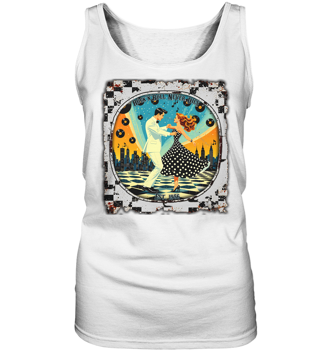 Rock´n Roll 6 - Ladies Tank-Top