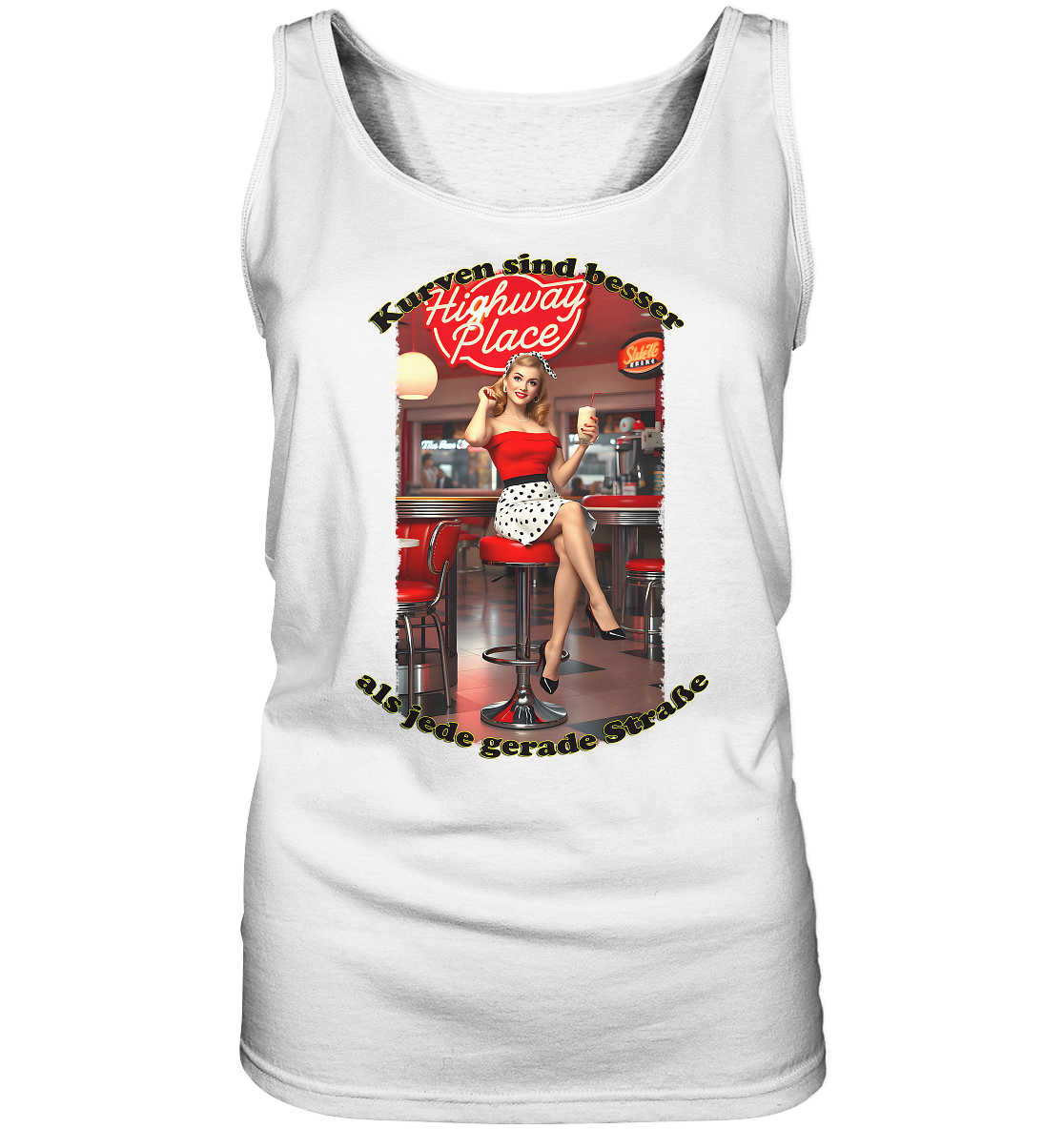 Pinup 3 - Ladies Tank-Top