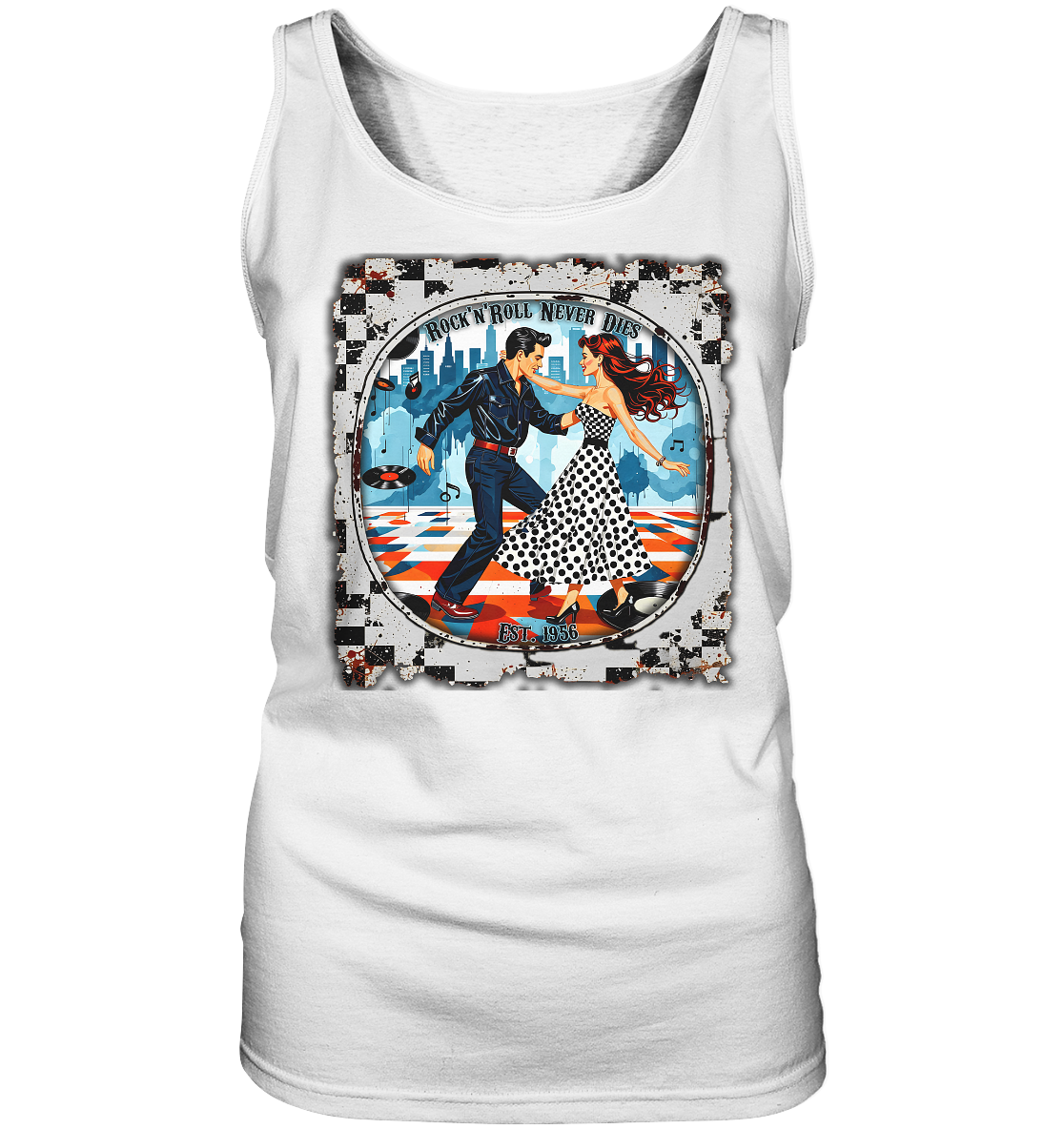 Rock´n Roll 12 - Ladies Tank-Top