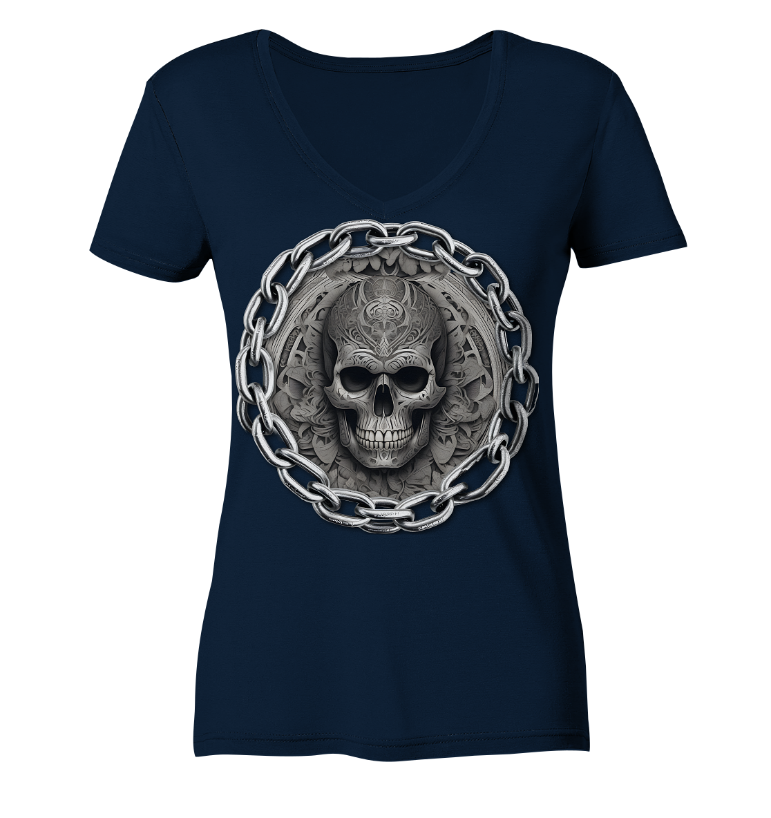 New Deathhead7 - Ladies V-Neck Shirt