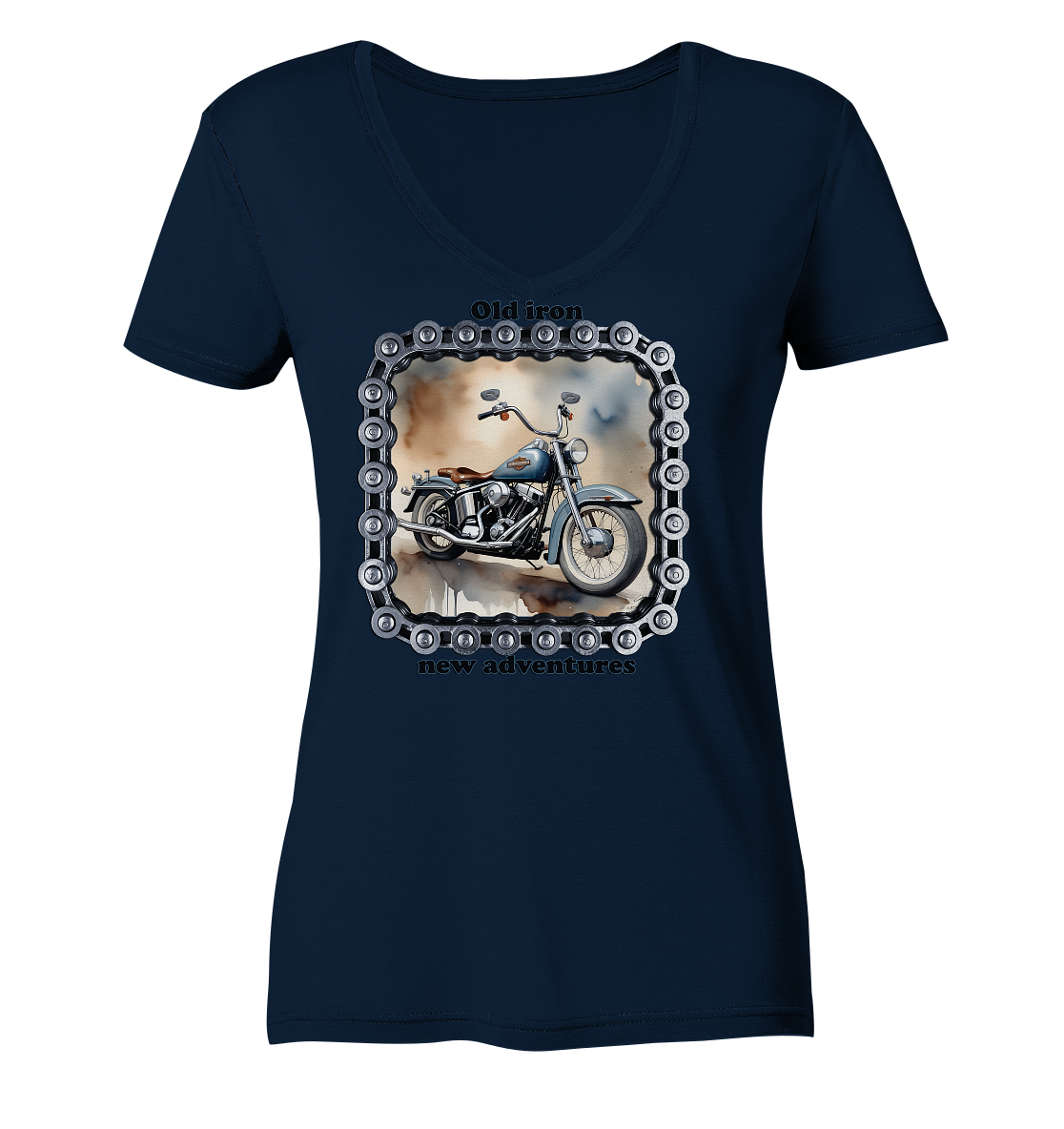 Bike4 - Ladies V-Neck Shirt