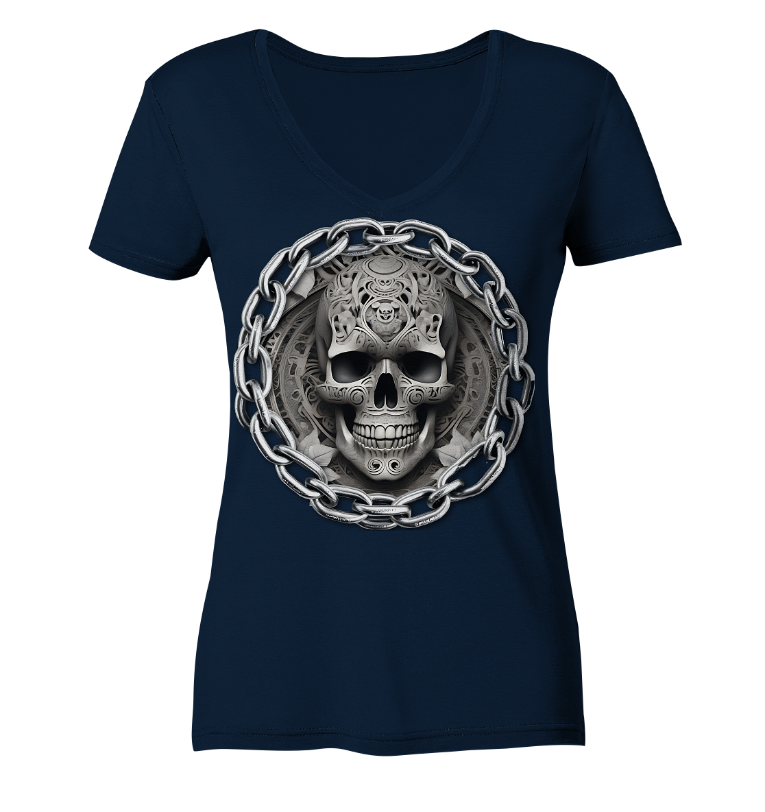 New Deathhead5 - Ladies V-Neck Shirt