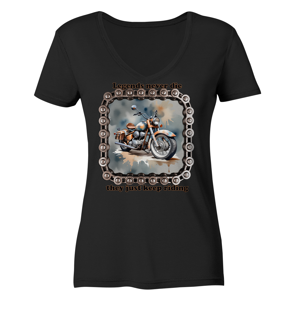 Bike5 - Ladies V-Neck Shirt